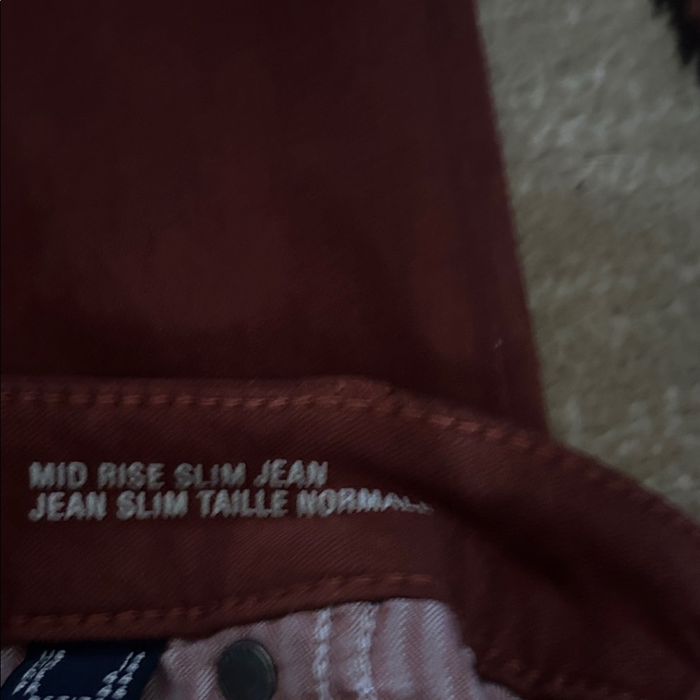 Rust Red Jeans - Picture 6 of 6